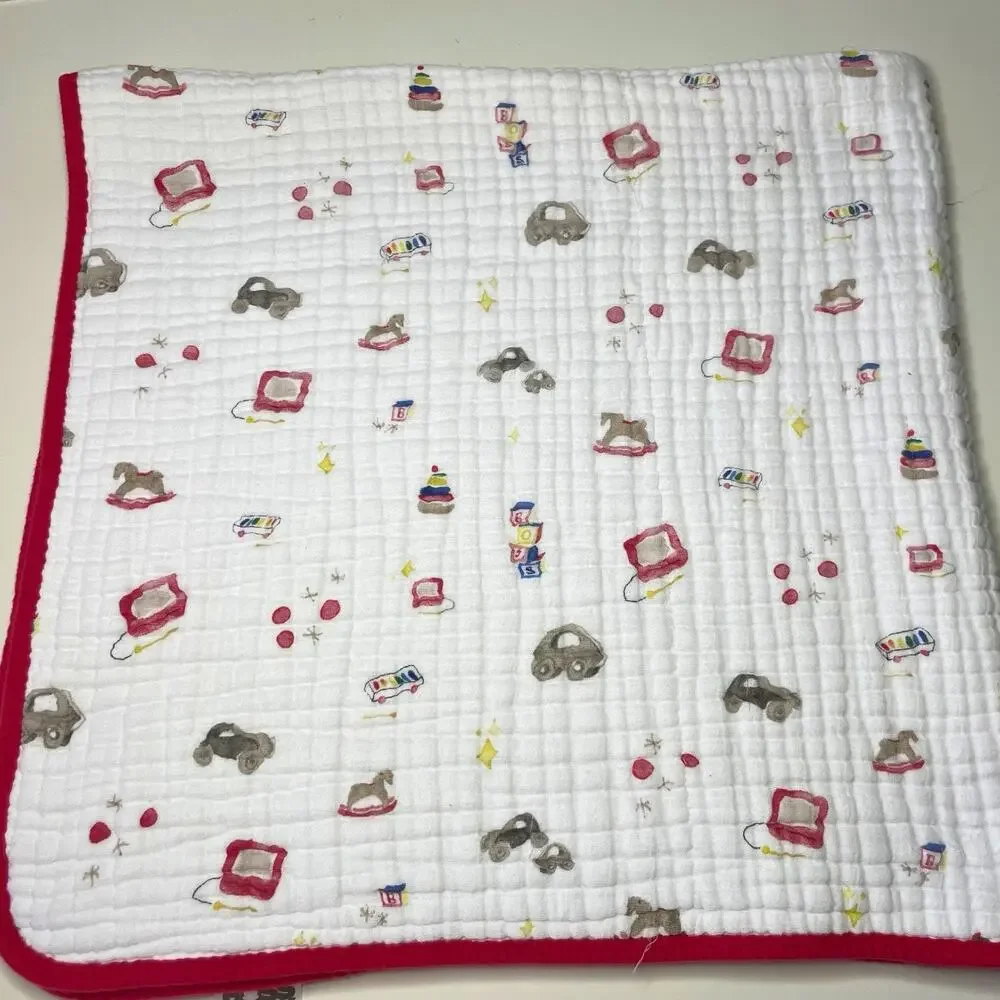 Little Unicorn The Boss Baby Cotton Muslin Baby Blanket Quilt Toy Box 40x40